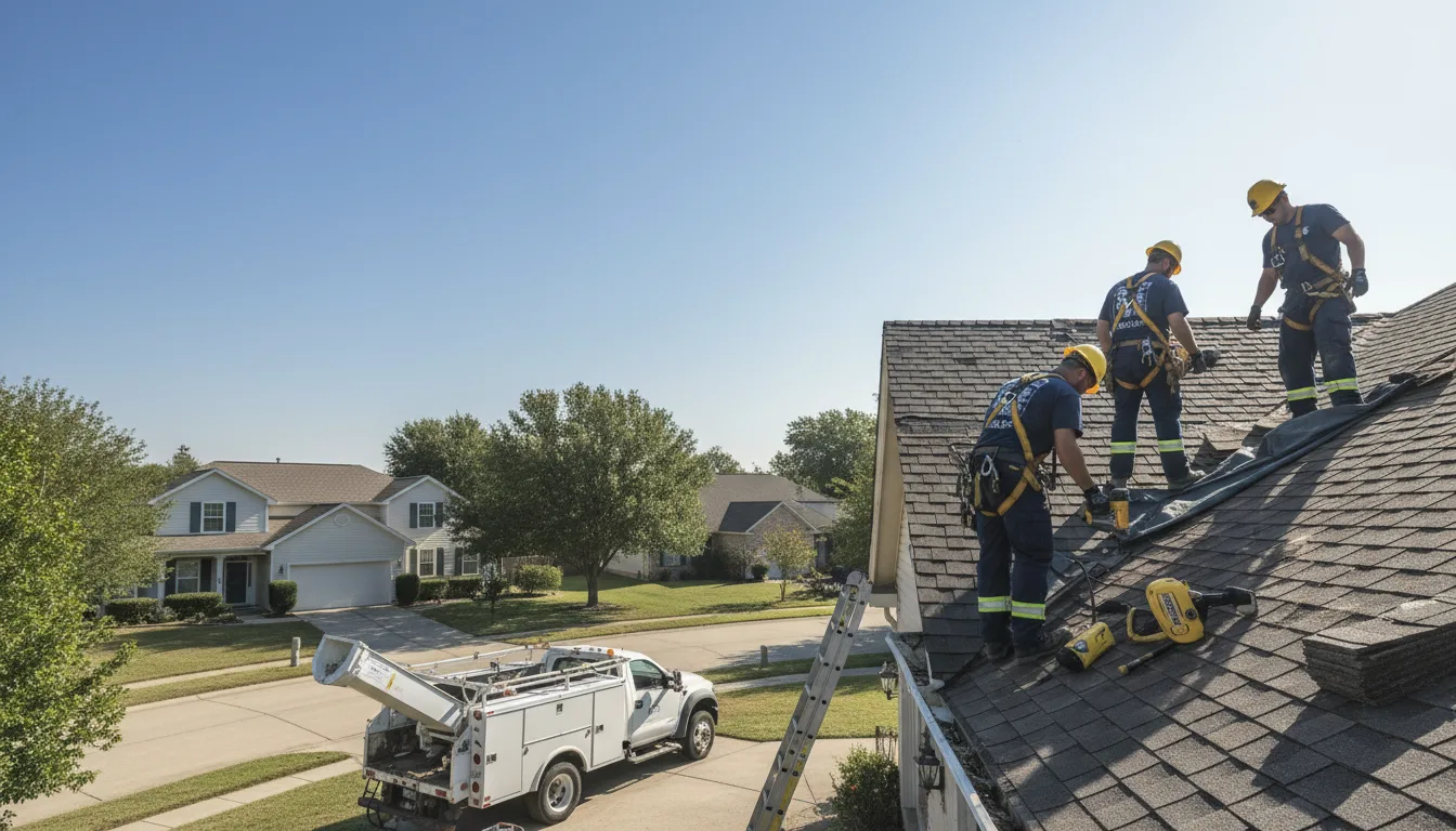Emergency Roof Repair in Farmersville, IL near me